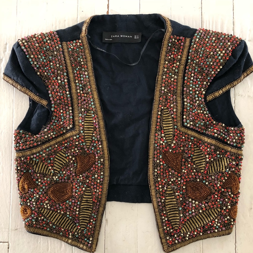 Zara beaded jacket